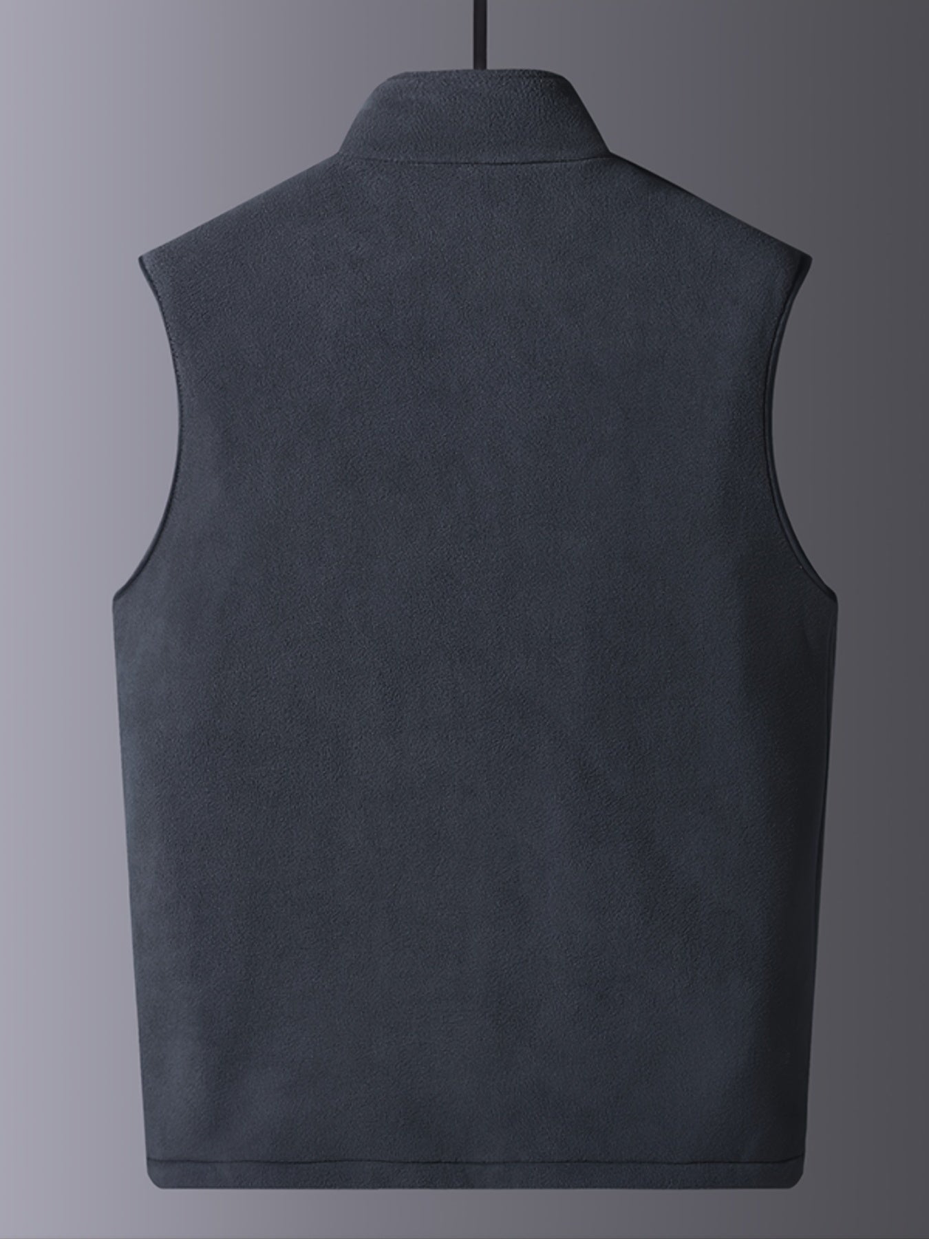 Men's Warm Fleece Zipper Vest Winter Clothing