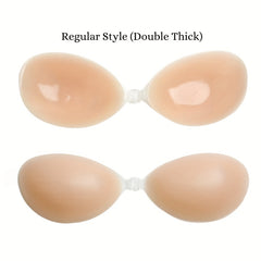 4 Pairs Invisible Stick On Bras Silicone Nipple Pasties