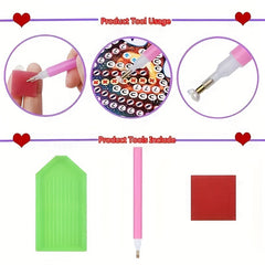 20X20cm 5D Diamond Painting DIY Art Kit for Kids & Adults - Full Drill