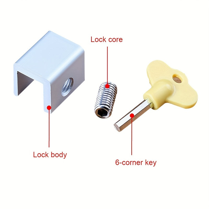 Child Safe Window Lock Anti Fall Protection Kids' Room Security