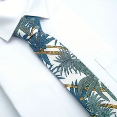 Men's Floral Tie Coconut Tree Tie Husband Boyfriends Birthday