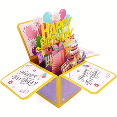Happy Birthday Pop Up Card For Women Men Funny Bday Gift For Students