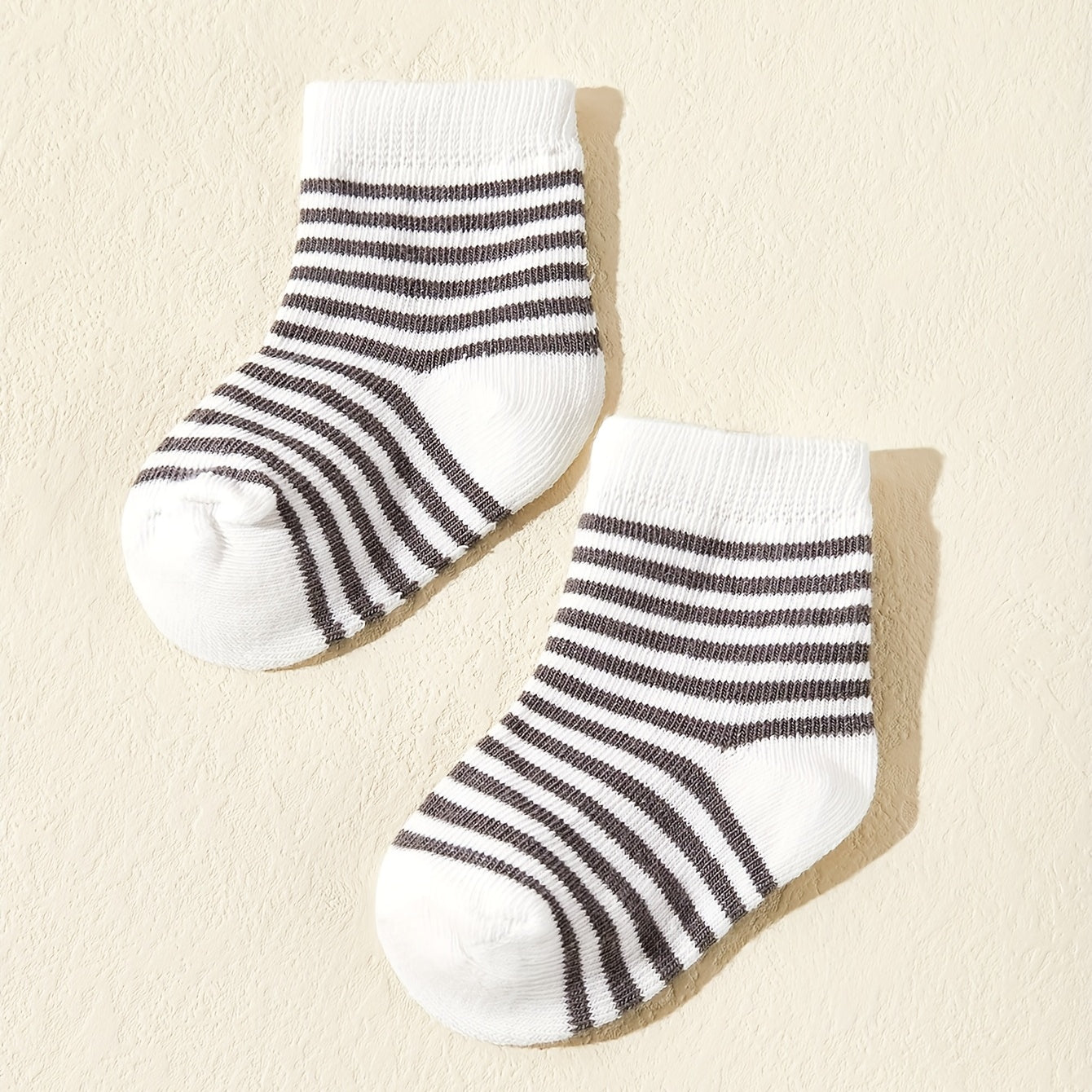 Striped Star Knit Socks Soft Comfortable Breathable Boys Girls Accessories