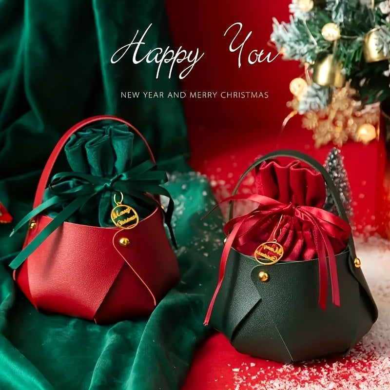 1pc Decorative Gift Bag for Christmas Birthday Wedding Props and Candy Bag