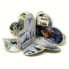 Heart Shaped Pop Up Cards Metal Cutting Dies Scrapbooking