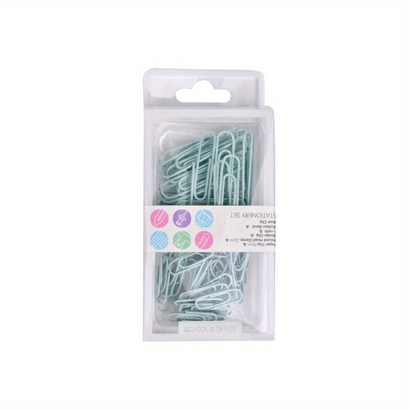 60pcs Paper Clips Set - 40pcs 1 inch, 20pcs 2 inch Clips