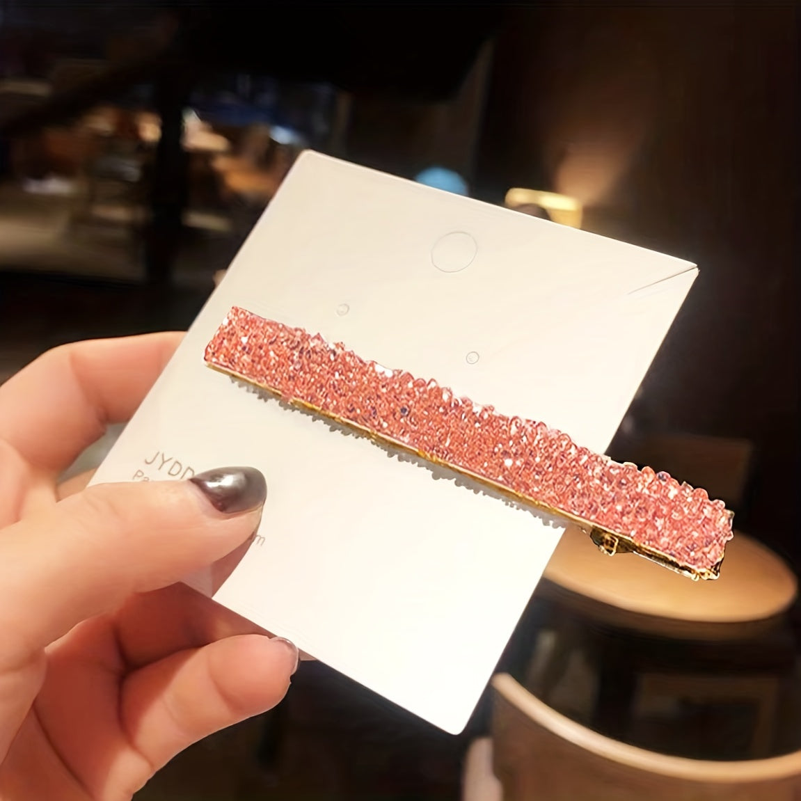 Rhinestone Hair Clip Decorative Hairpin for Baby Girls