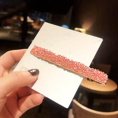 Rhinestone Hair Clip Decorative Hairpin for Baby Girls