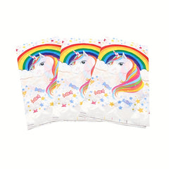 Candy Rainbow Unicorn Tablecloth for Birthday Party