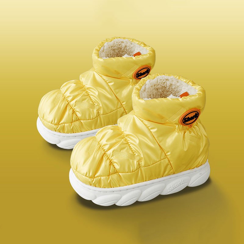Men's Warm Plush Lining Slip On Home Shoes Winter
