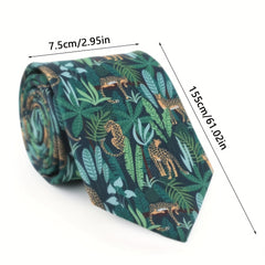 Men's Novelty Necktie Cartoon Animal Tie