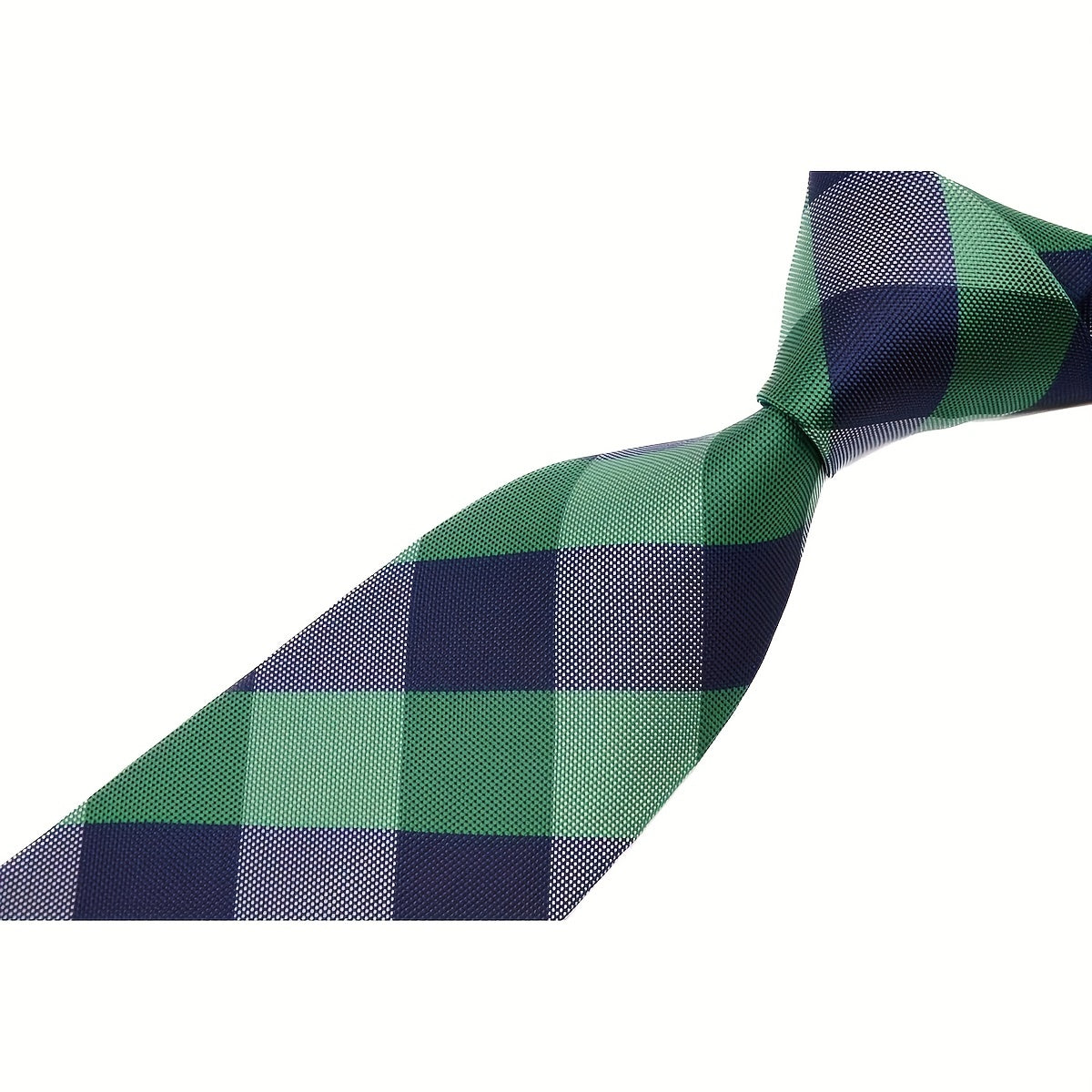 Jacquard Plaid Pattern Men's Tie