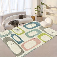 Soft Faux Cashmere Area Rug Anti Slip Heavy Duty Dirt Resistant 31.5x47.2
