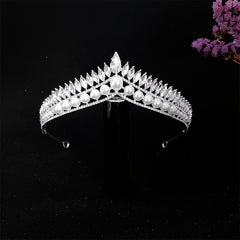 Silvery Bridal Jewelry Set Crystal Choker Necklace Earrings Bracelet