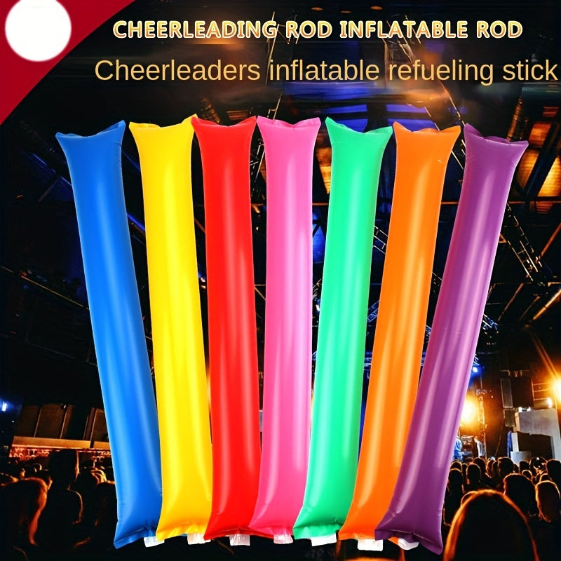10pcs Inflatable Cheerleading Rod Handheld Balloons School Sports Meeting Prop