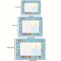 Kids Watercolor Canvas Doodle Painting Mat Toy