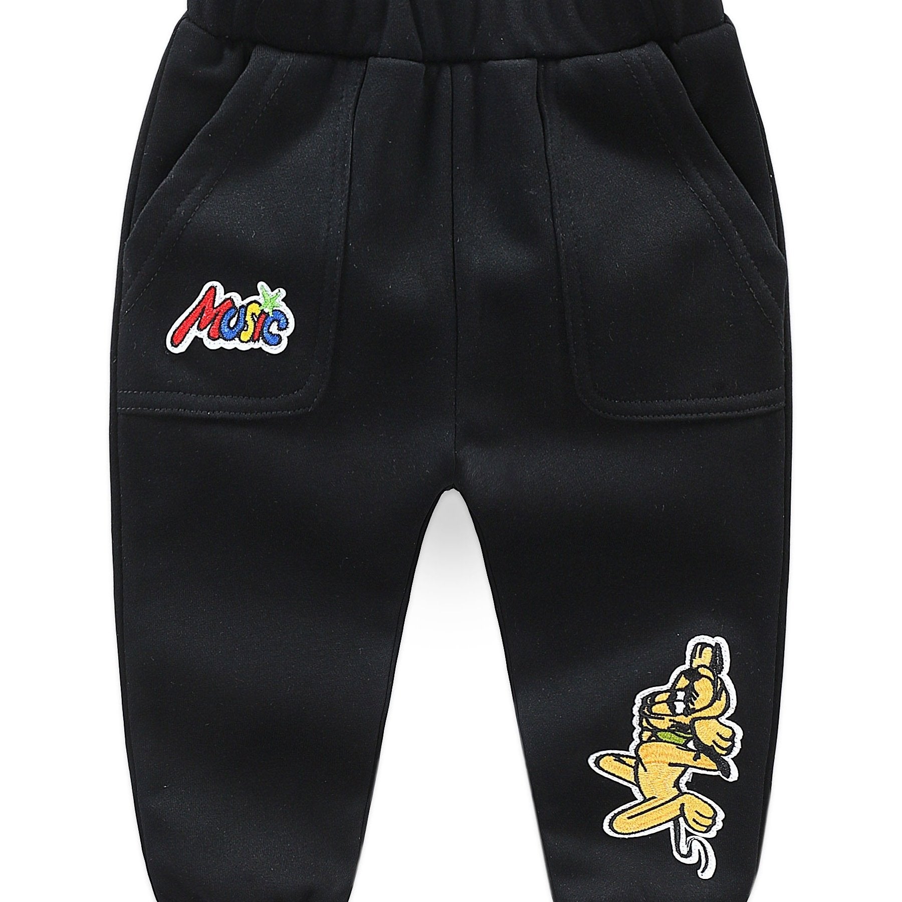 Cartoon Dog Print Boys Sweatpants Jogger Sports Pants Kids Clothing