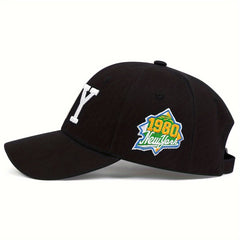Letter Embroidered Baseball Cap Men Women Adjustable Sun Hat
