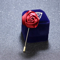 Men's Wedding Groom Rose Suit Brooch