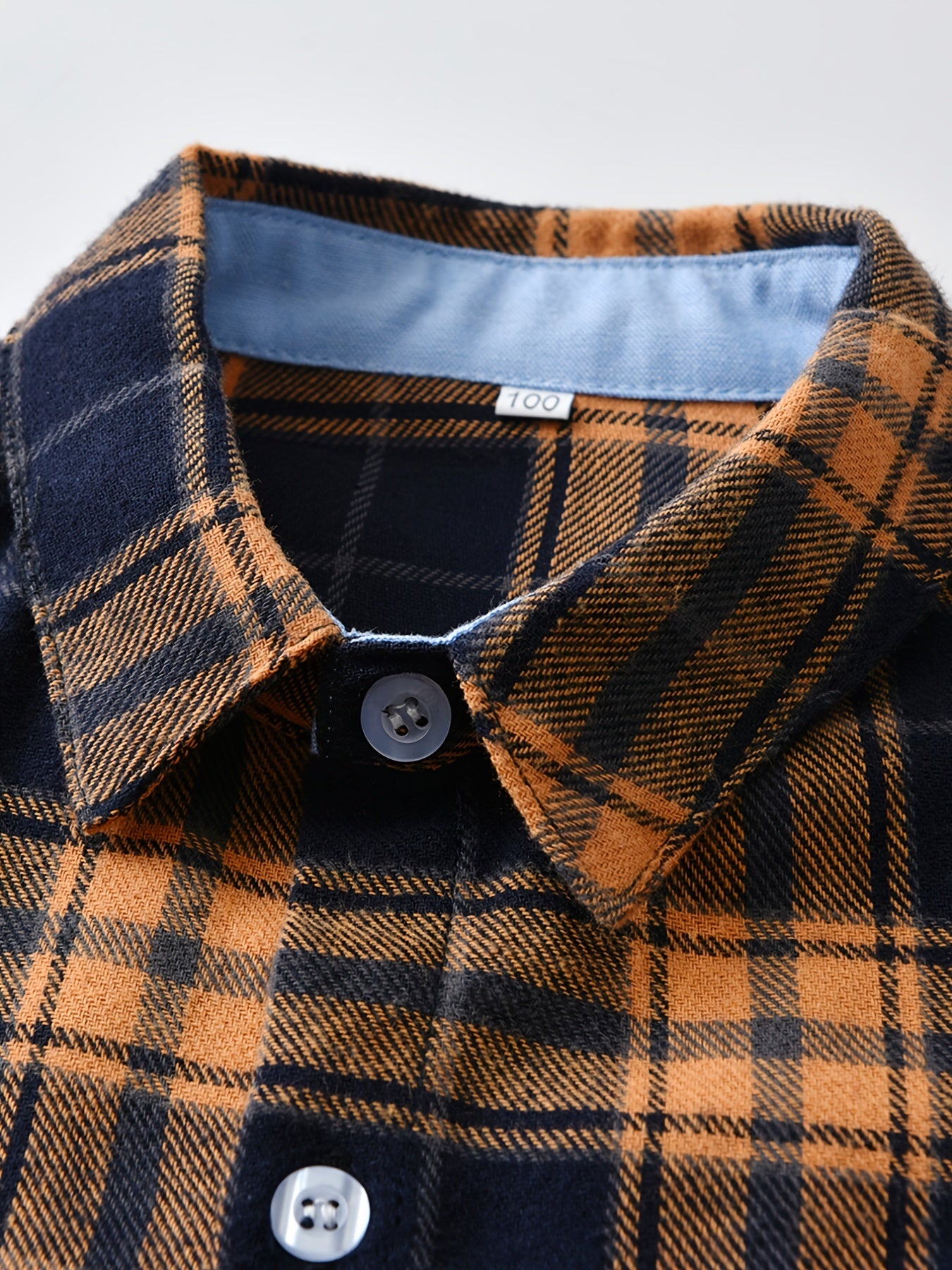 Boys Plaid Button Down Shirt Kids Clothes