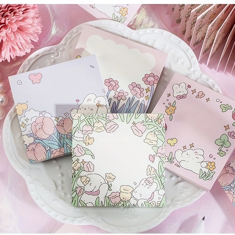 1 Piece 100 Sheets Spring Garden Series Fresh Art