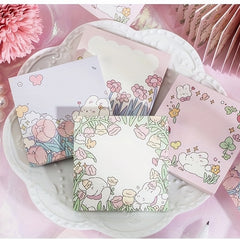 1 Piece 100 Sheets Spring Garden Series Fresh Art