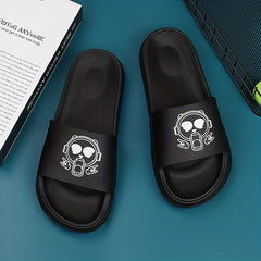 Men's Graphic Print Slides Non Slip Slippers
