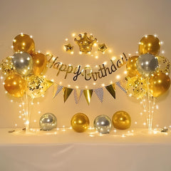 2pcs Birthday Scene Pull Flag Decoration