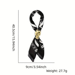 Boys Halloween Skull Buckle Tie Party Decoration