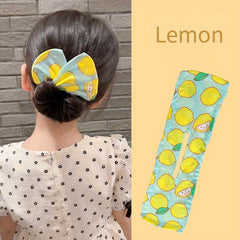 Hair Curler Bowknot Headband Lazy Hair Band For Girls