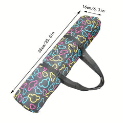 Yoga Mat Storage Bag Waterproof Sports Bag with Pocket