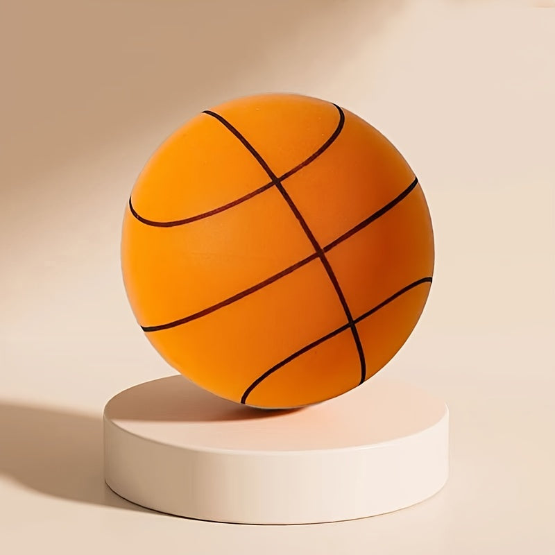 7.09in Orange Striped Ball Soundless Basketball