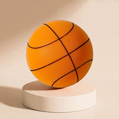 7.09in Orange Striped Ball Soundless Basketball