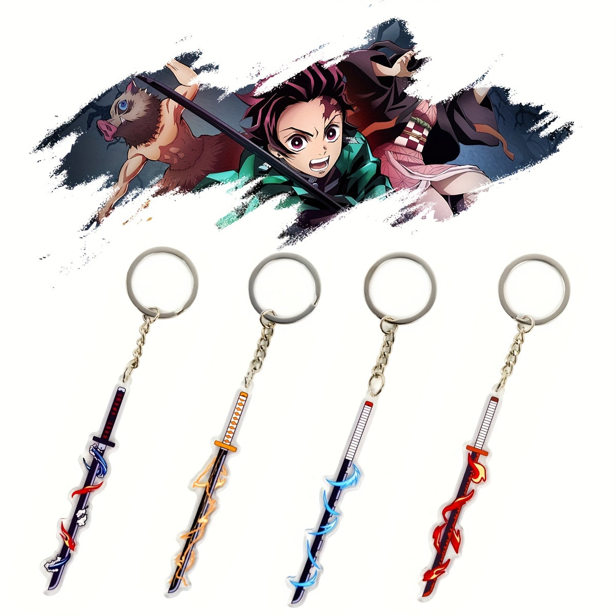 Acrylic Game Series Keychain Cartoon Pendant Gift Toy