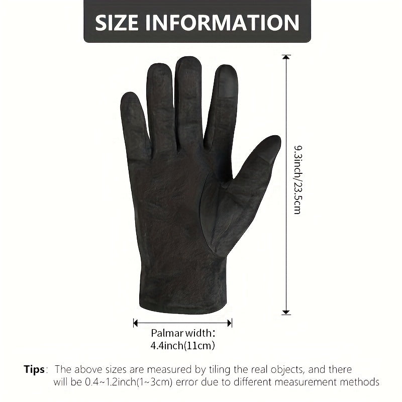 Men's Winter Cycling Gloves Windproof Touch Screen Motorcycle Riding Gloves