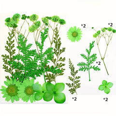 10pcs Embossed Dried Flower Craft Supplies DIY Thanksgiving Stickers