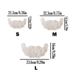 4pcs Lace Breast Lift Stickers Anti-Sagging U Shape Bra Pad Random Size
