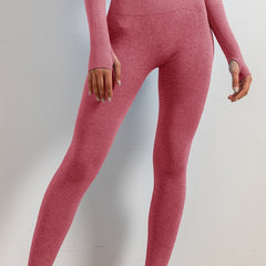 Dot Style High Waist Yoga Pants Stretch Leggings