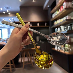 Stainless Steel Serving Spoon Set for Buffet Tea Kitchen