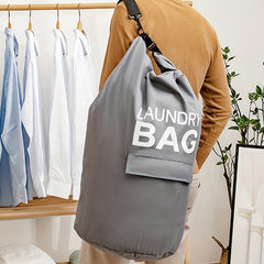 Large Capacity 71L Laundry Basket Foldable Adjustable Shoulder Strap