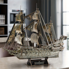 3D Puzzle LED Flying Dutchman 360pcs Pirate Craft Model Kit