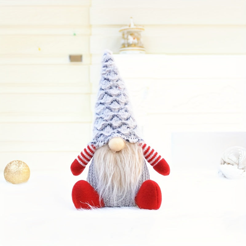 Christmas Dwarf Faceless Doll Funny Old Man Xmas Decoration