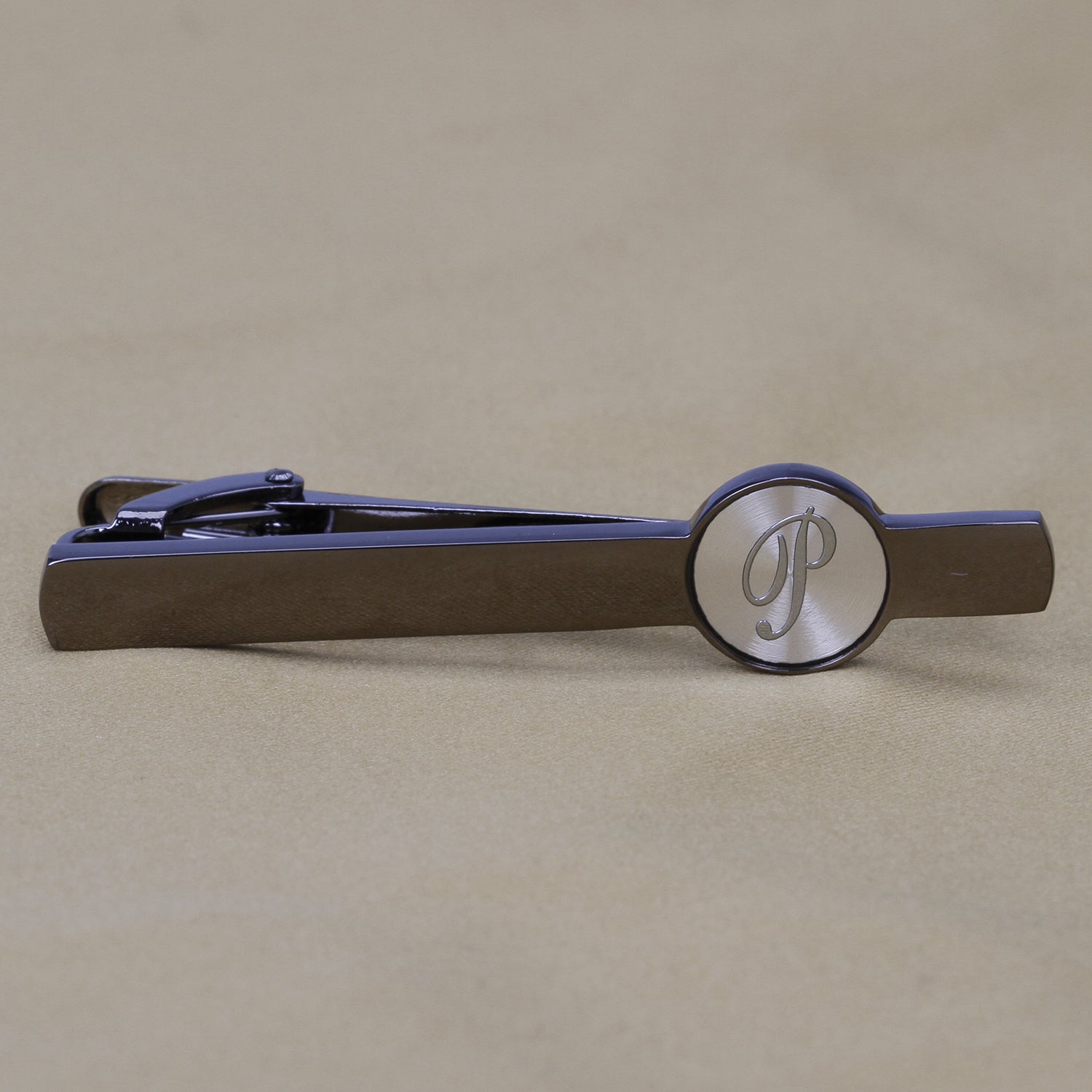 Business Casual Letter Print Copper Tie Clip Gift For Men P