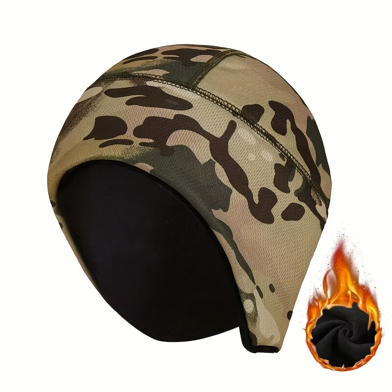 Camouflage Windproof Warm Hat Polar Fleece Ear Protection