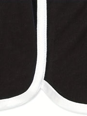 Girl's Solid Casual Shorts 5-Piece Set