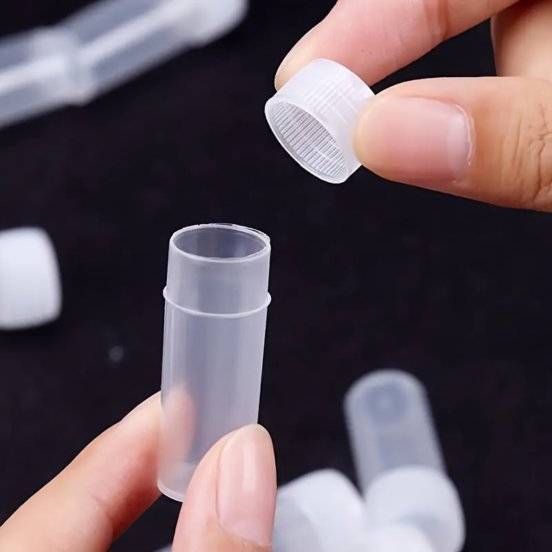 Plastic Test Tube Bottles Sample Containers Spiral Cap Bottles