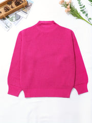 Girls Fall Winter Crew Neck Pullover Sweater