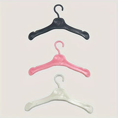 10pcs Doll Hangers Doll Clothes Accessories Plastic Hanger For Doll House