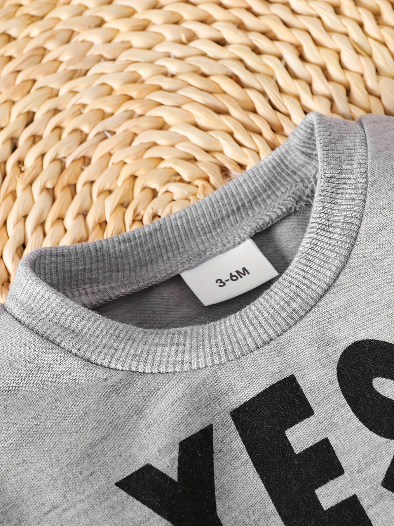 Boy's Letter Print Casual Sweatshirt Top