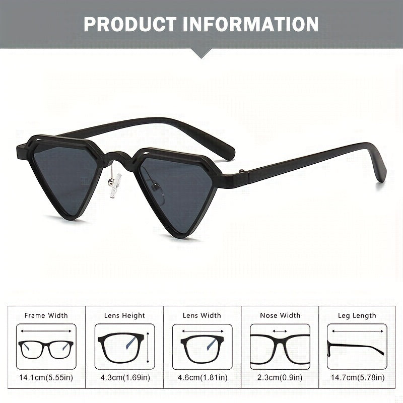Men's Triangle Frame Sunglasses UV Protection for Cycling Fishing